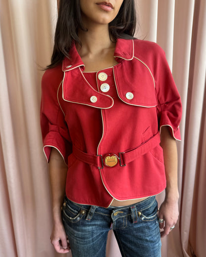 Undercover S/S 2008 “Summer Madness” Runway New w/ Tags Red Cotton Jacket