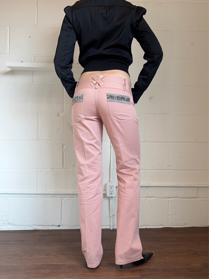 Dolce & Gabbana Crystal Embellished Logo Trousers