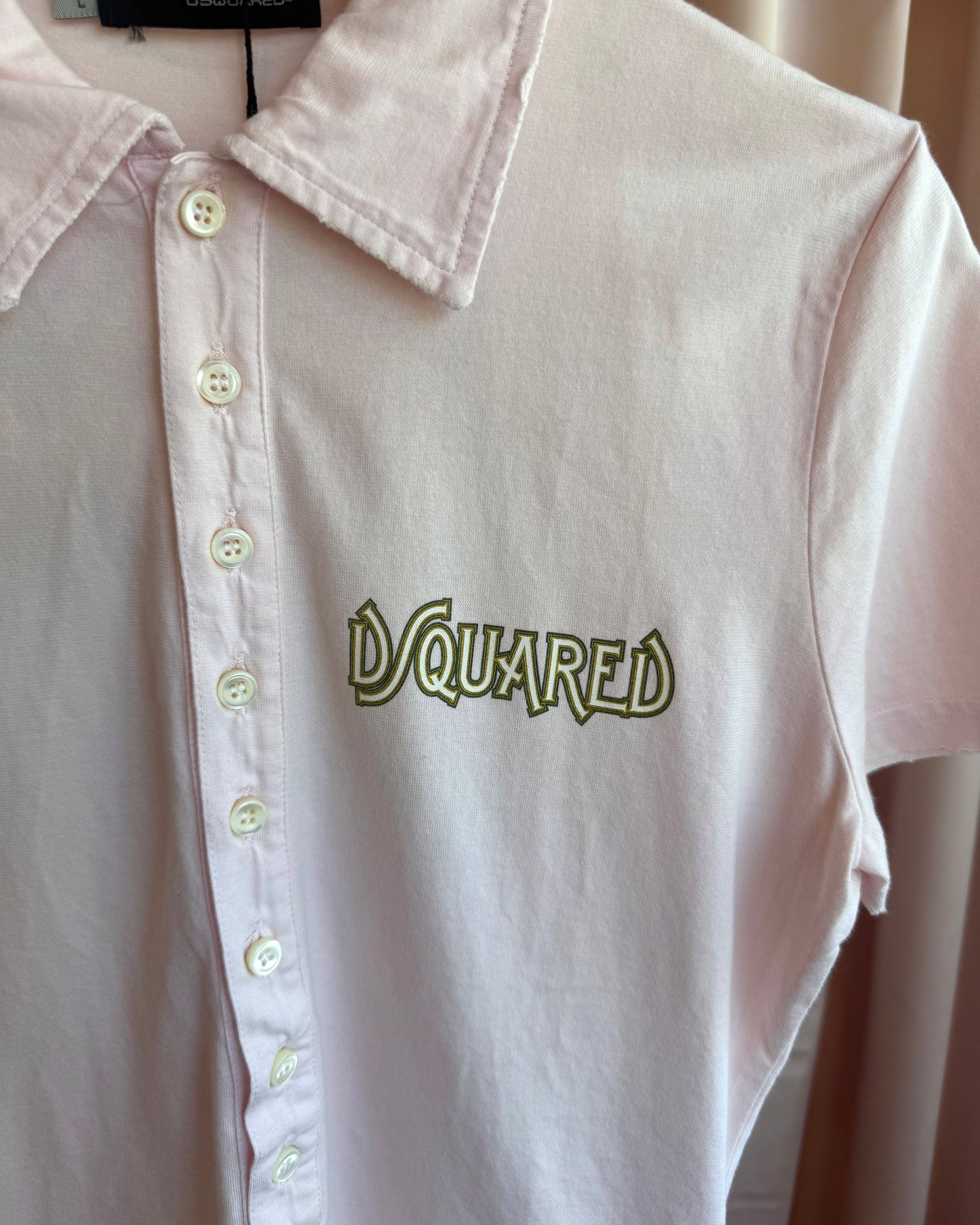 Dsquared² F/W 2006 "Lady Elizabeth" Baby Pink Polo Shirt
