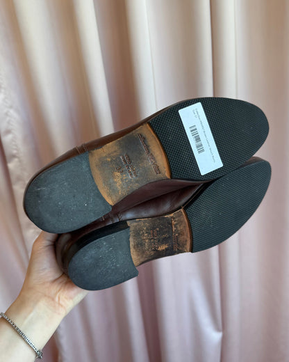 Collection PRIVÉE? Brown Leather Slouch Boots