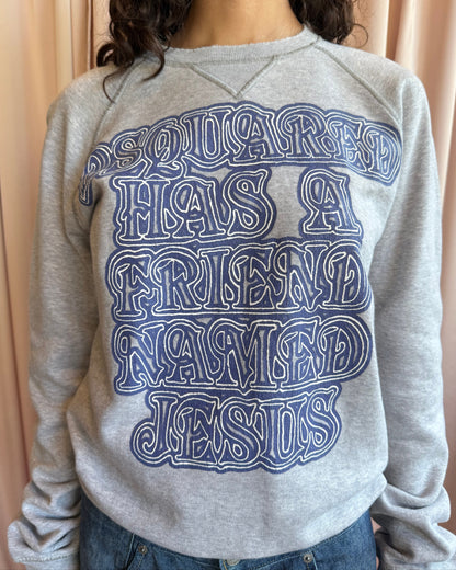Dsquared² F/W 2005 "Dsquared Has A Friend Named Jesus" Graphic Sweatshirt