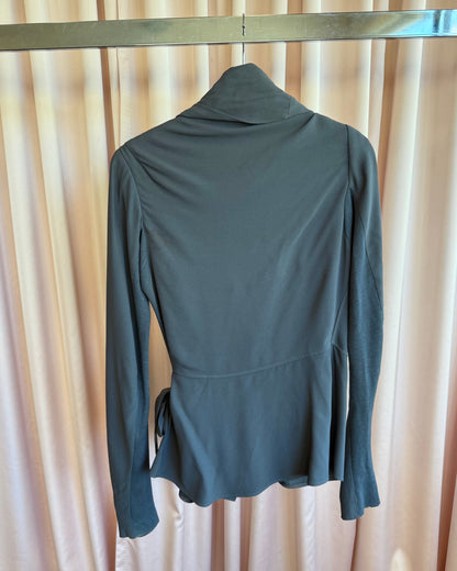Rick Owens F/W 08 Stag Olmar & Mirta Dark Shadow Tie Jacket