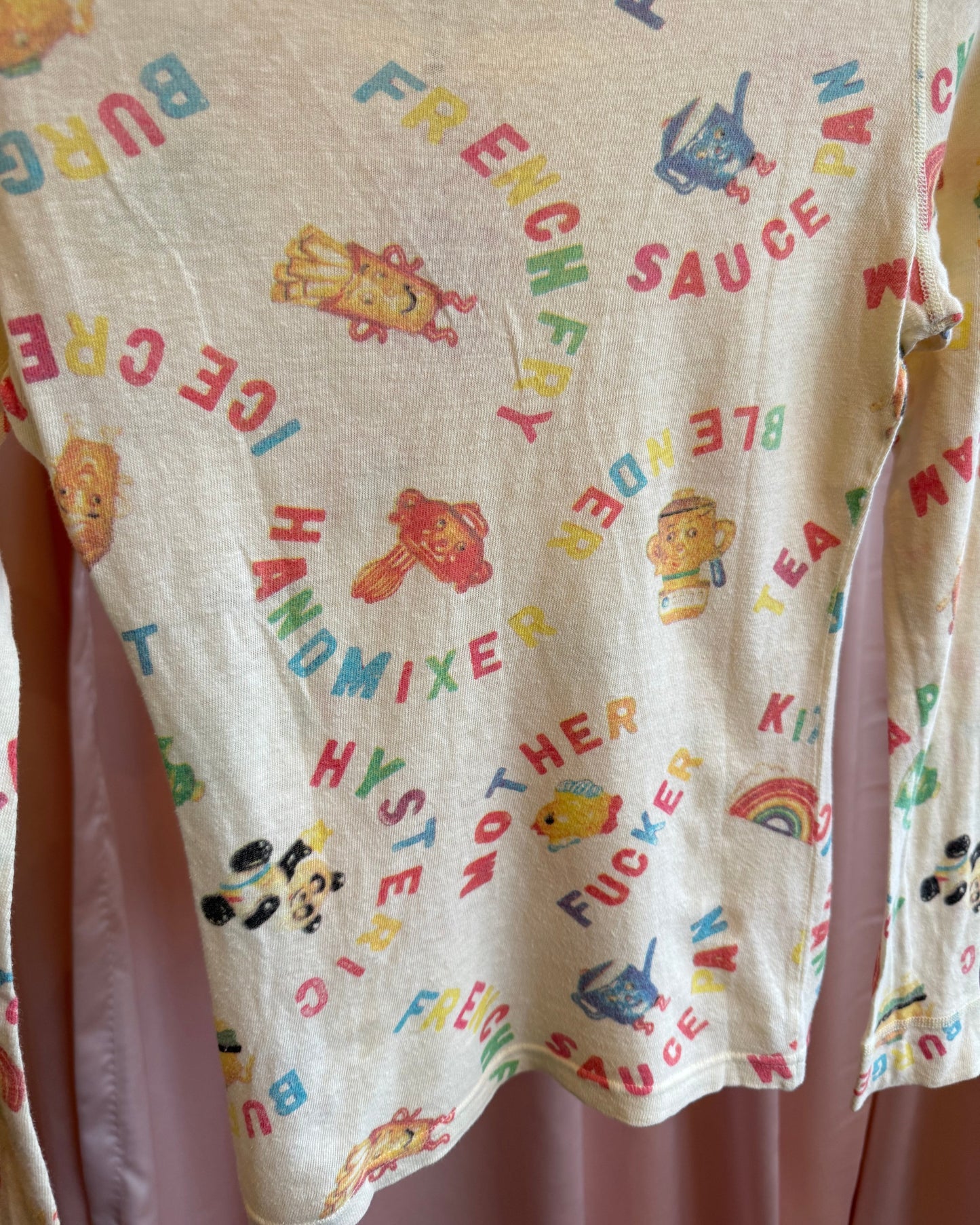 Hysteric Glamour 90's Kitchen All Over Print Long Sleeve Top