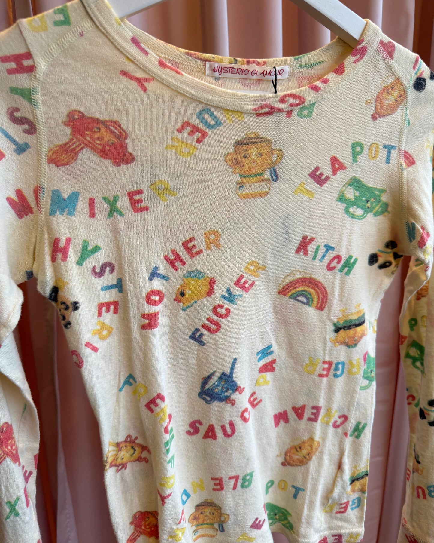 Hysteric Glamour 90's Kitchen All Over Print Long Sleeve Top