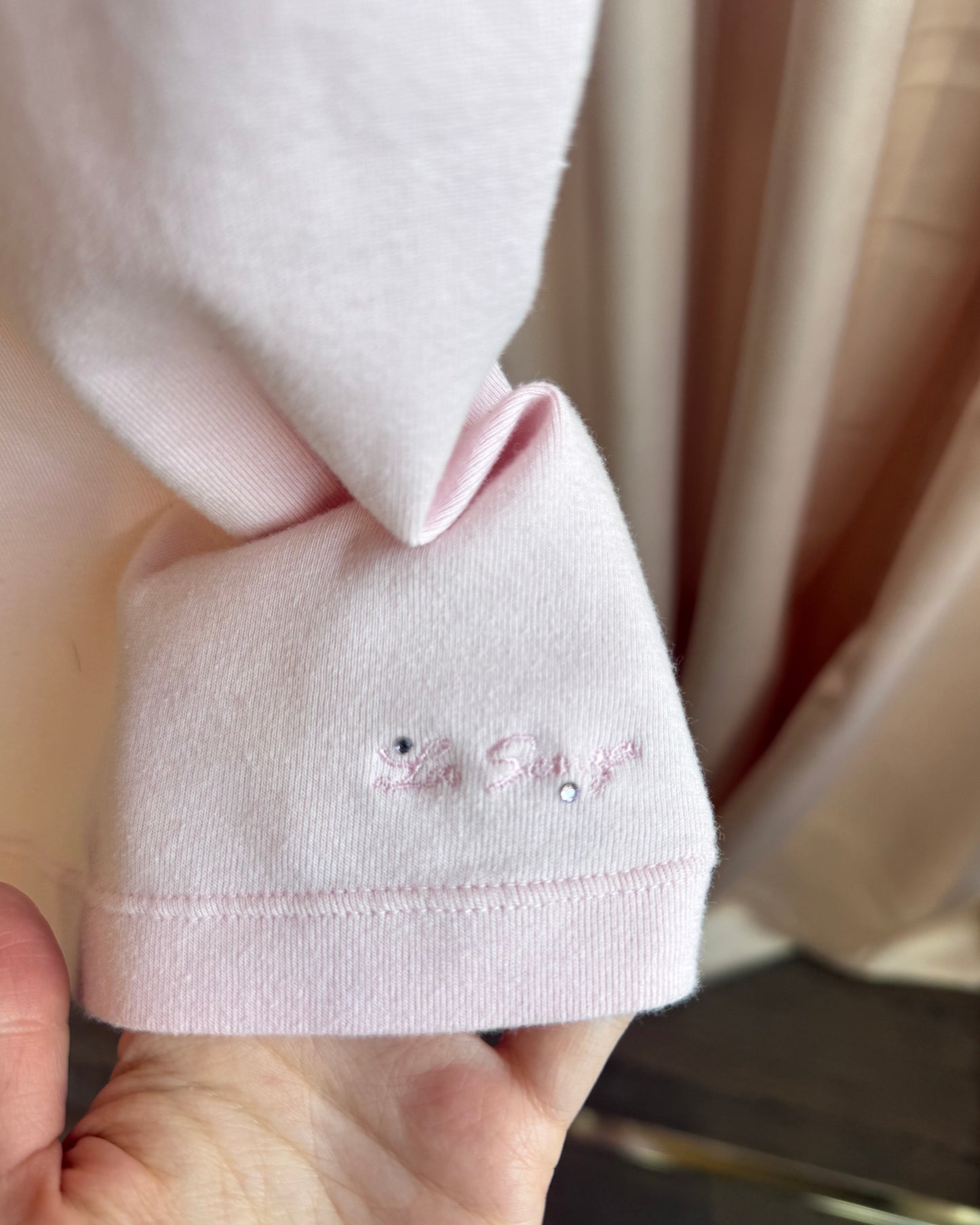 La Senza 2000's Baby Pink Marabou Trim Tank Top