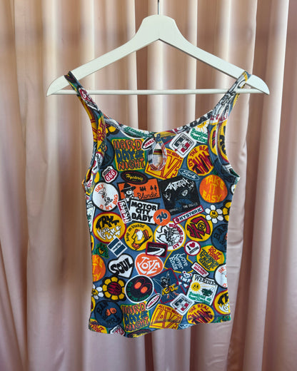 Hysteric Glamour 90's All Over Print Tank Top