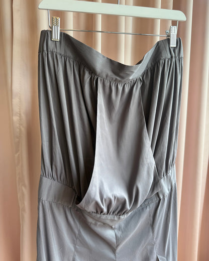 Anne Valerie Hash S/S 2008 Grey Strapless Jumpsuit