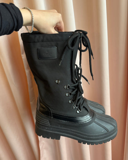 Gucci by Tom Ford F/W 1999 Black Rubber Duck Hunting Boots