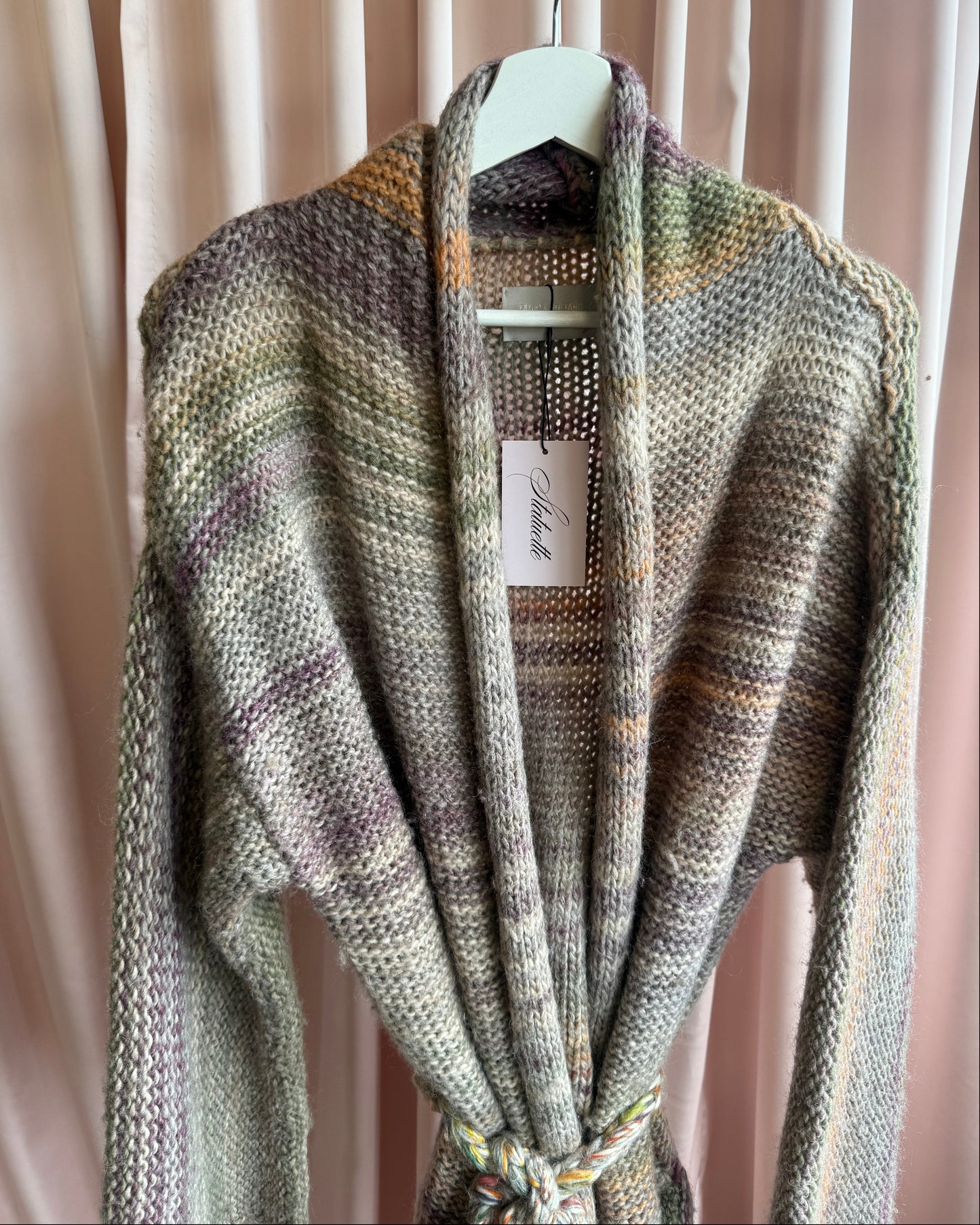 Zadig & Voltaire Multicolour Knit Belted Mia Cardigan