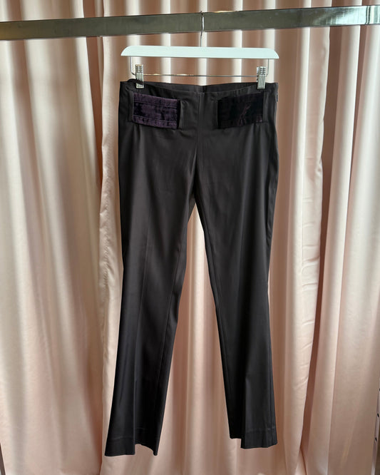 Gucci F/W 2004 by Tom Ford Eggplant Trousers