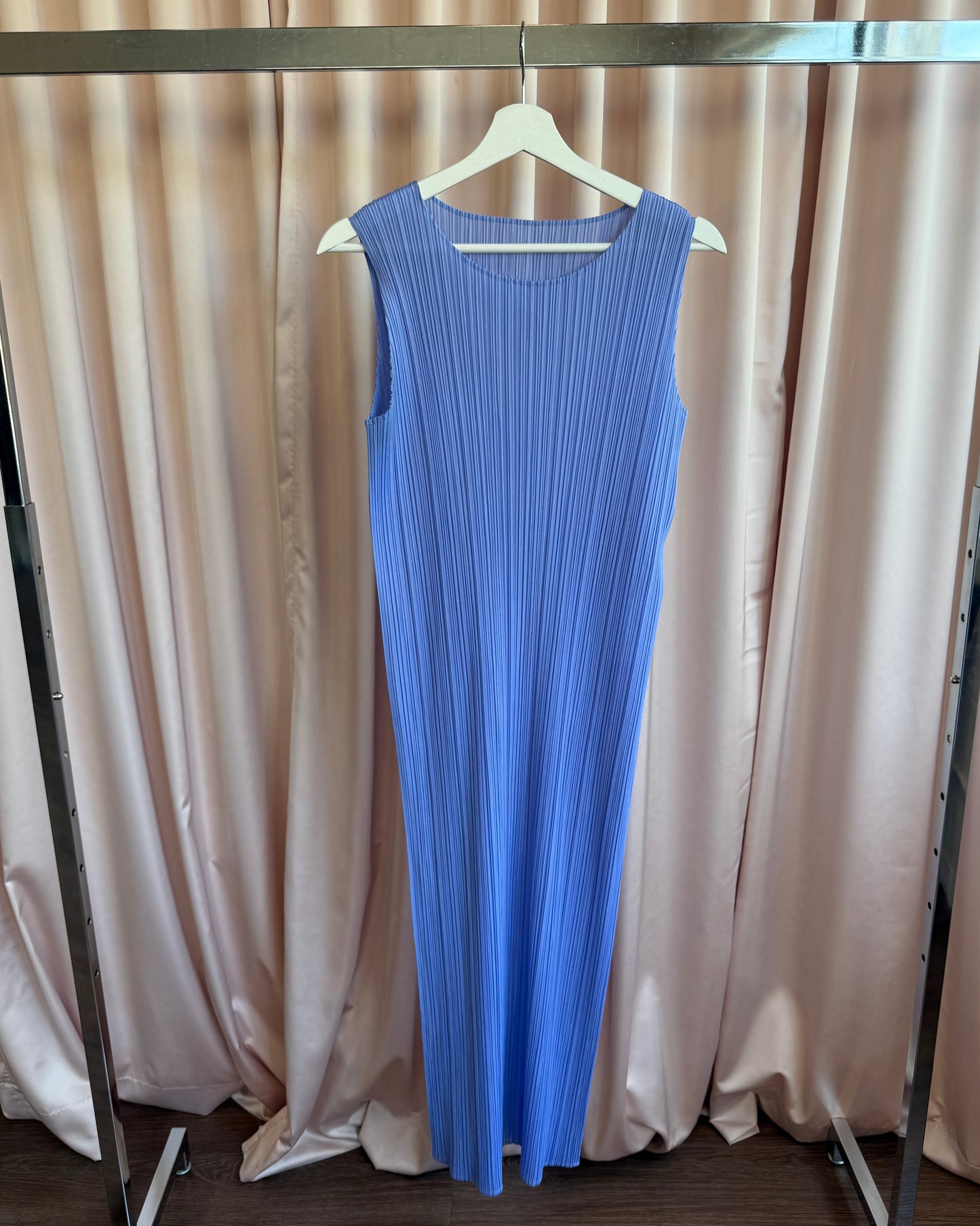 Issey Miyake Pleats Please Lilac Sleeveless Dress