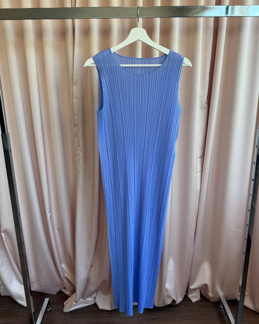 Issey Miyake Pleats Please Lilac Sleeveless Dress