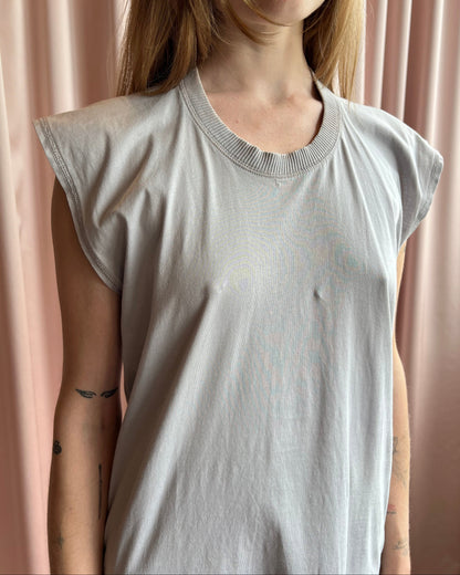 MM6 S/S 2012 Grey Rectangular T-Shirt