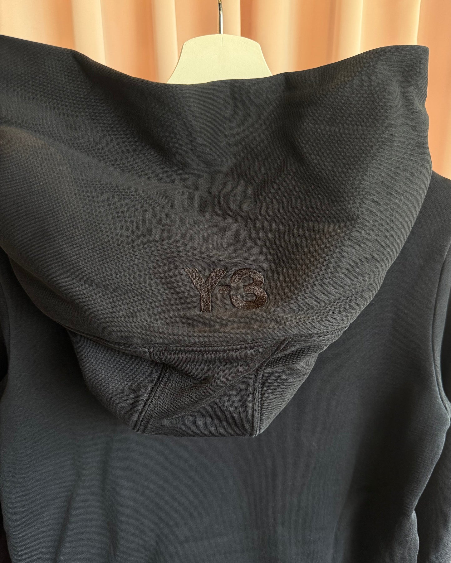 Y-3 F/W 2009 Black Double Breasted Hooded Sweat Jacket