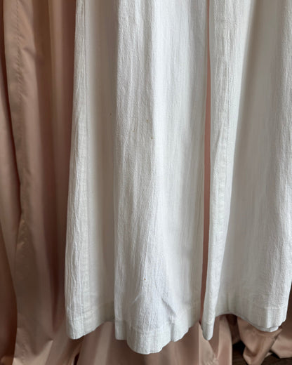 Guess White Beaded Cotton Low Rise Flare Pants
