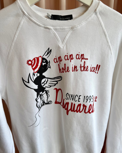 Dsquared² F/W 2008 "Cip Cip Cip" Graphic Crewneck Sweatshirt