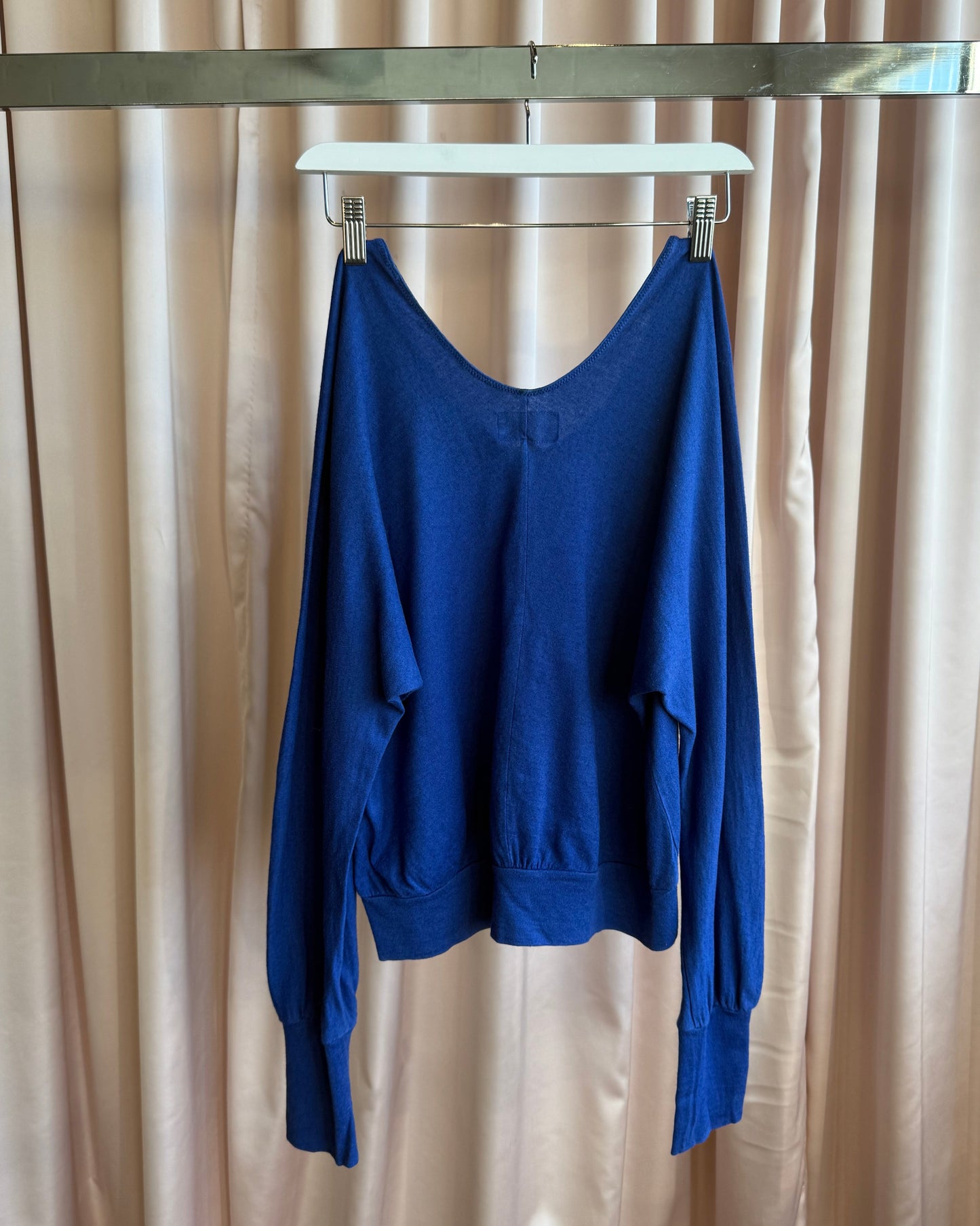 Tsumori Chisato Royal Blue Knit Long Sleeve Top