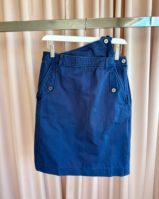Marc by Marc Jacobs Blue Single Overall Strap Skirt
