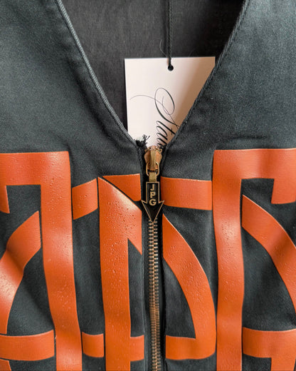 1990's Jean Paul Gaultier JPG Logo Zip Up Vest