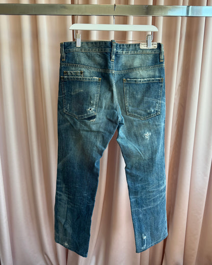 Dsquared² F/W 2007 Distressed Mud Wash Denim