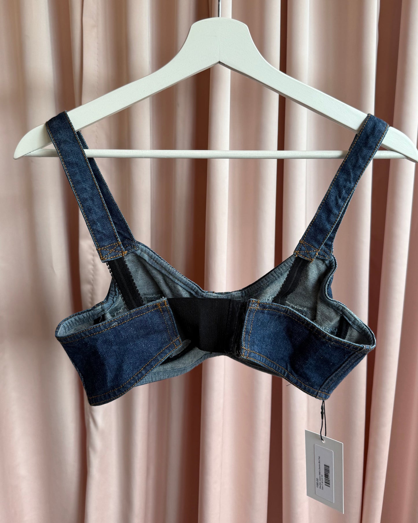 Gaultier Jeans 1990's Denim Bra Top
