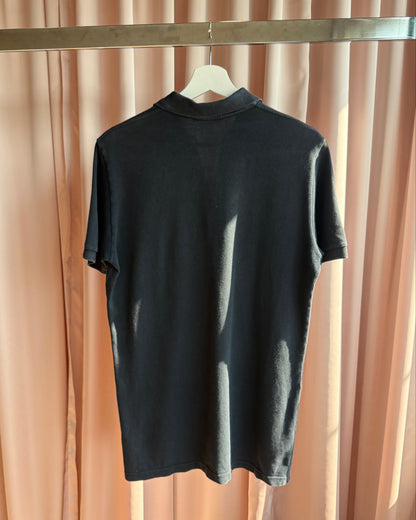 Dsquared² Logo Patch Black Polo Shirt