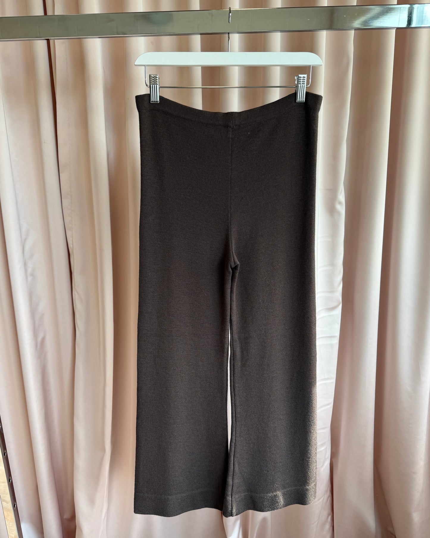 Gucci F/W 1996 by Tom Ford Brown Wool Knit Pants