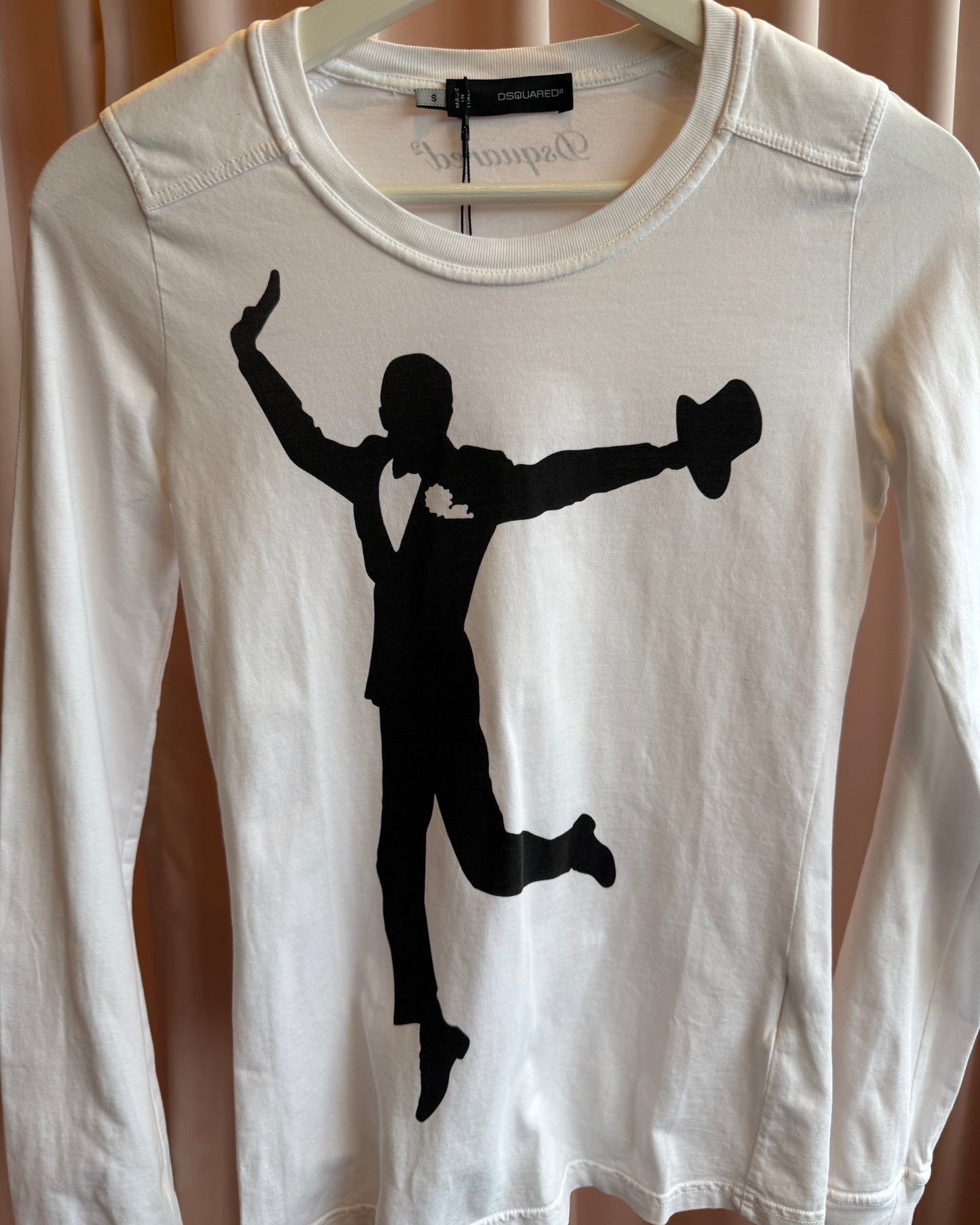 Dsquared² F/W 2009 Tap Dancer Graphic Long Sleeve T-Shirt