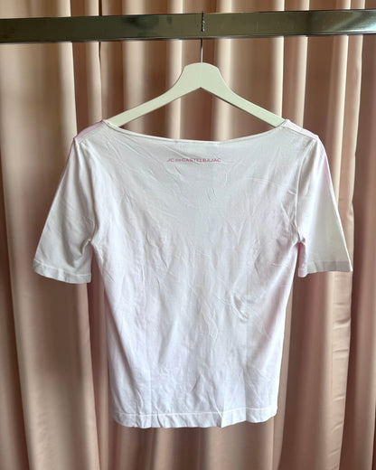 Castelbajac x Disney Pink Tinker Bell Rhinestone Graphic Top