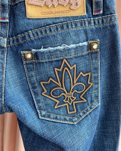 Dsquared² F/W 2006 Low Rise Flare Leg Denim