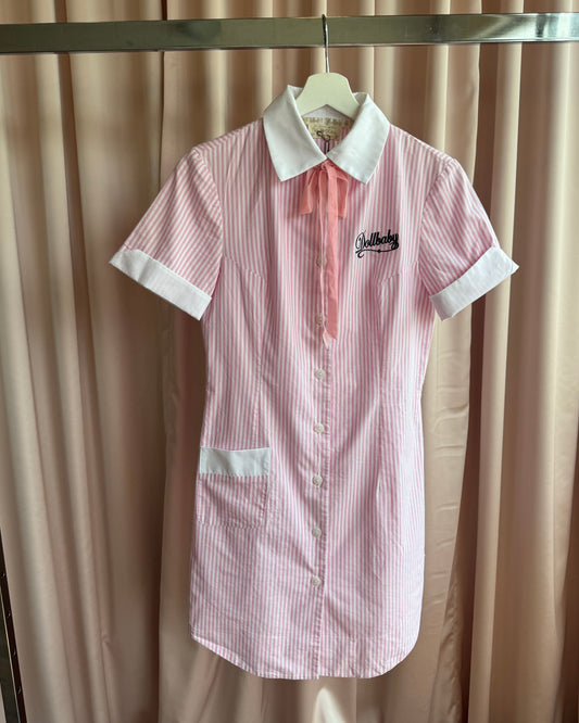 Wheels & Dollbaby Summer 2014 Pink & White Candy Daze Dress