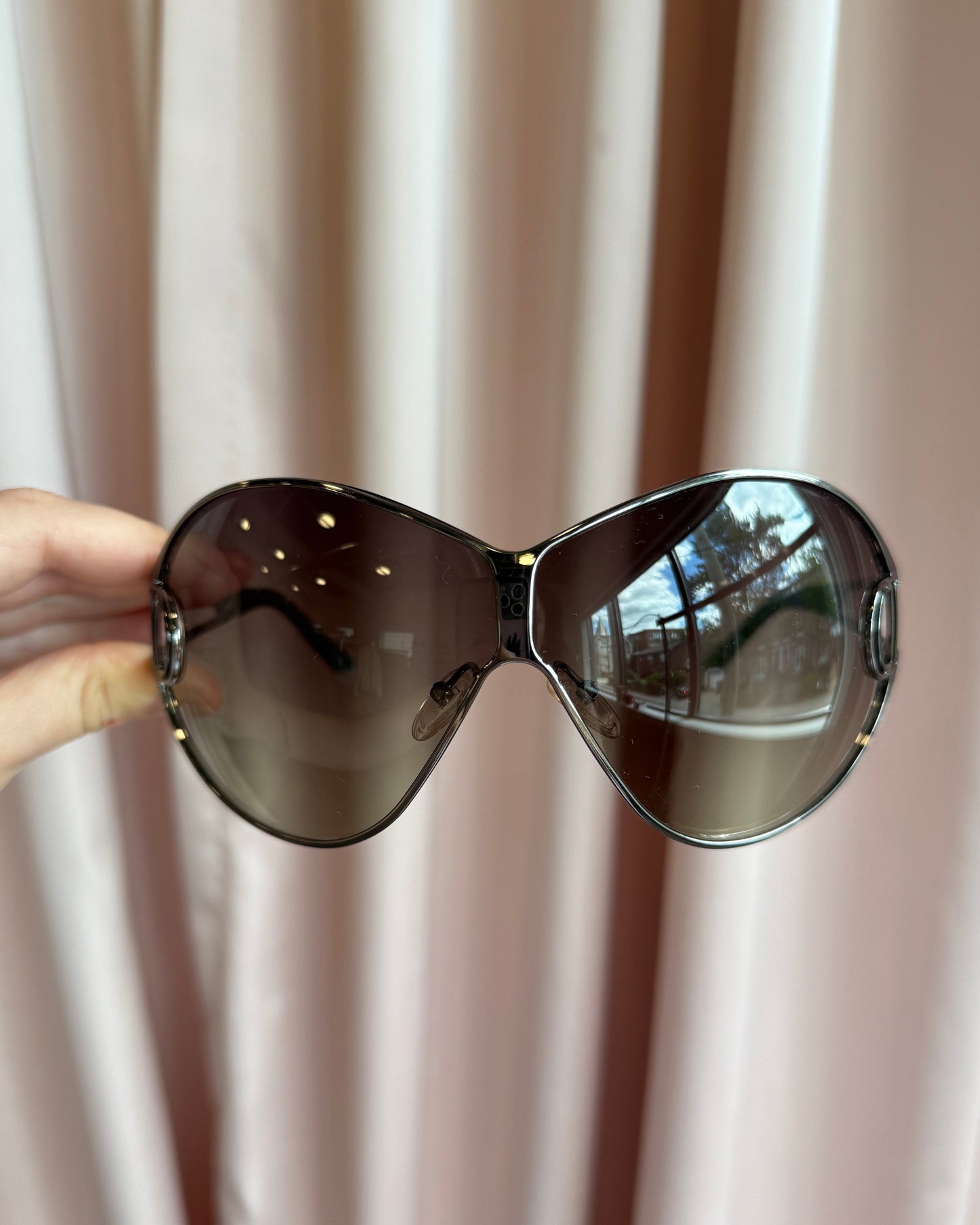 Dior 2000's Diorissimo 1 Oversized Sunglasses