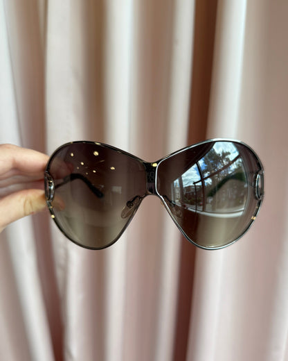 Dior 2000's Diorissimo 1 Oversized Sunglasses