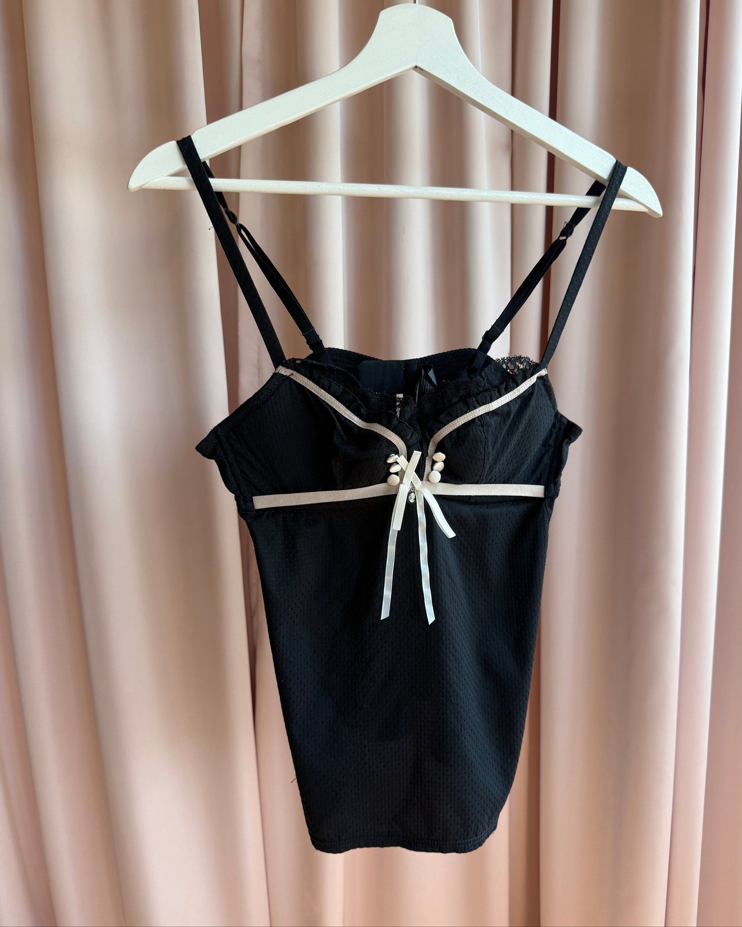 Chantal Thomass Swiss Dot Cameo Charm Lace Trim Camisole