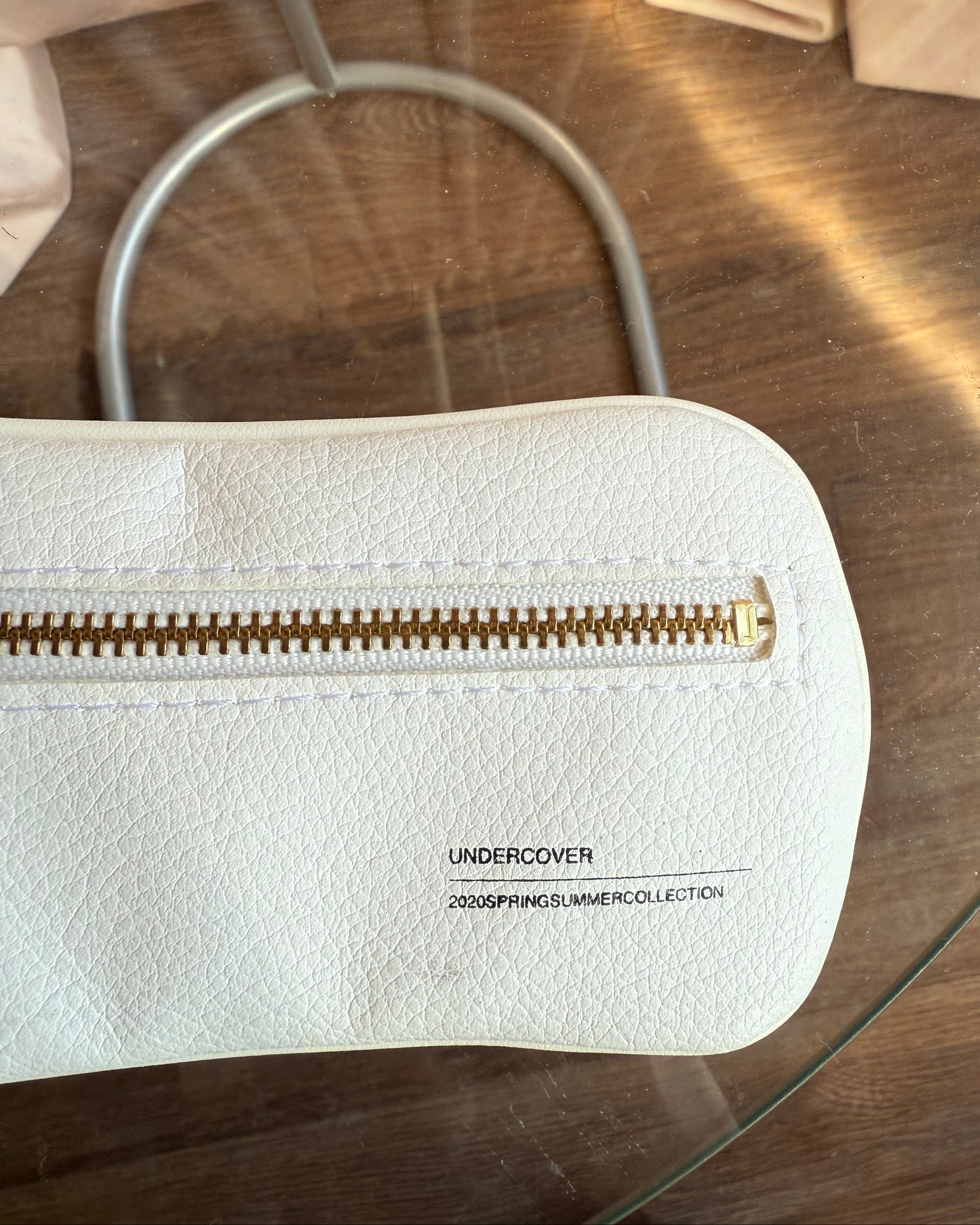 Undercover S/S 2020 Strawberry Milkshake Faux Leather Pouch Case