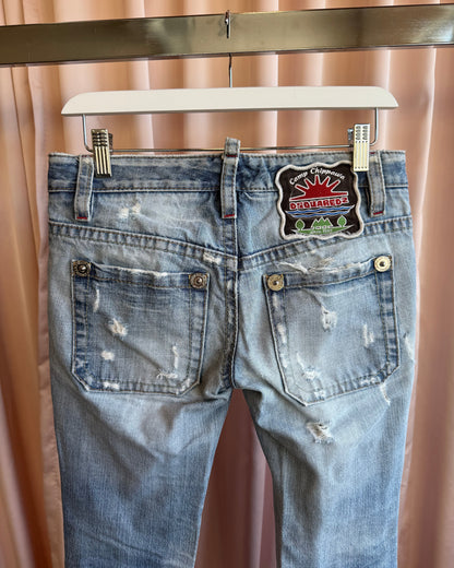 Dsquared² S/S 2006 Distressed Low Rise Denim