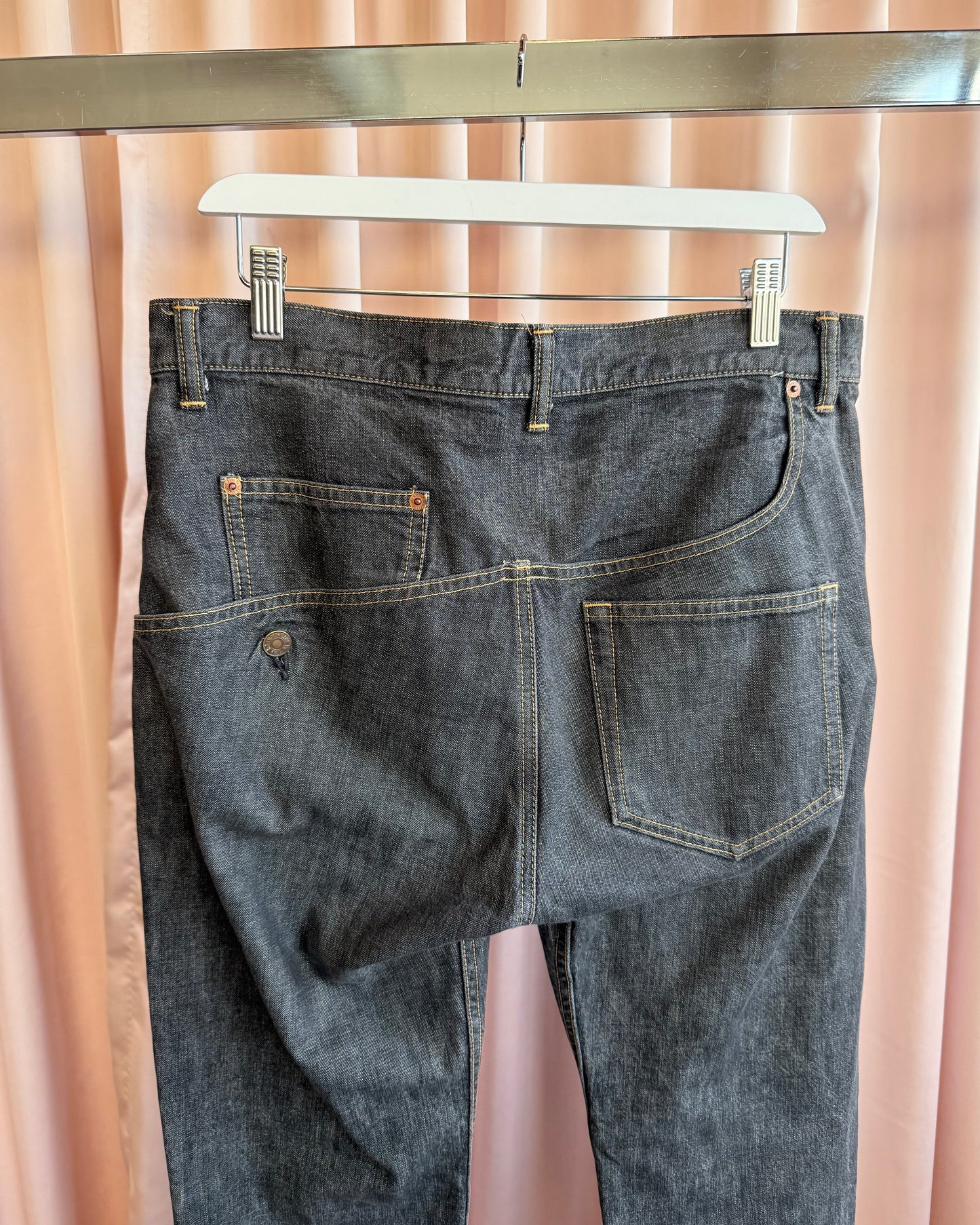 Yohji Yamamoto Y’s 90's Sideways Asymmetric Denim