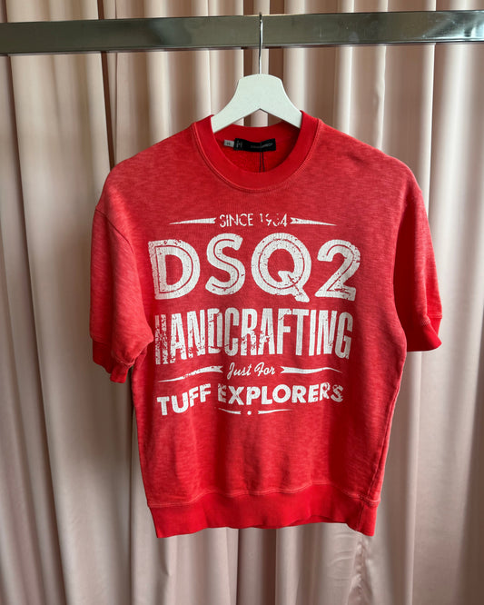 Dsquared² 2014 "Handcrafting" Graphic Short Sleeve Sweatshirt