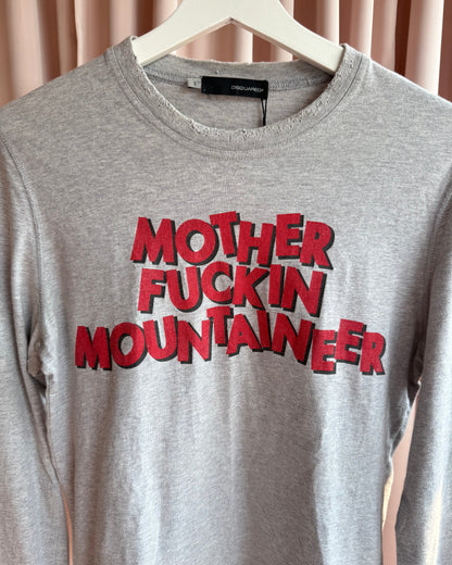 Dsquared² “Mother F*ckin Mountaineer” Long Sleeve T-Shirt