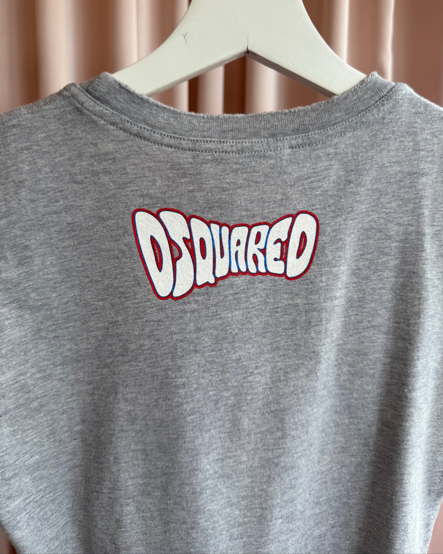 Dsquared² S/S 2005 "Get High On Life" Grey Tank Top