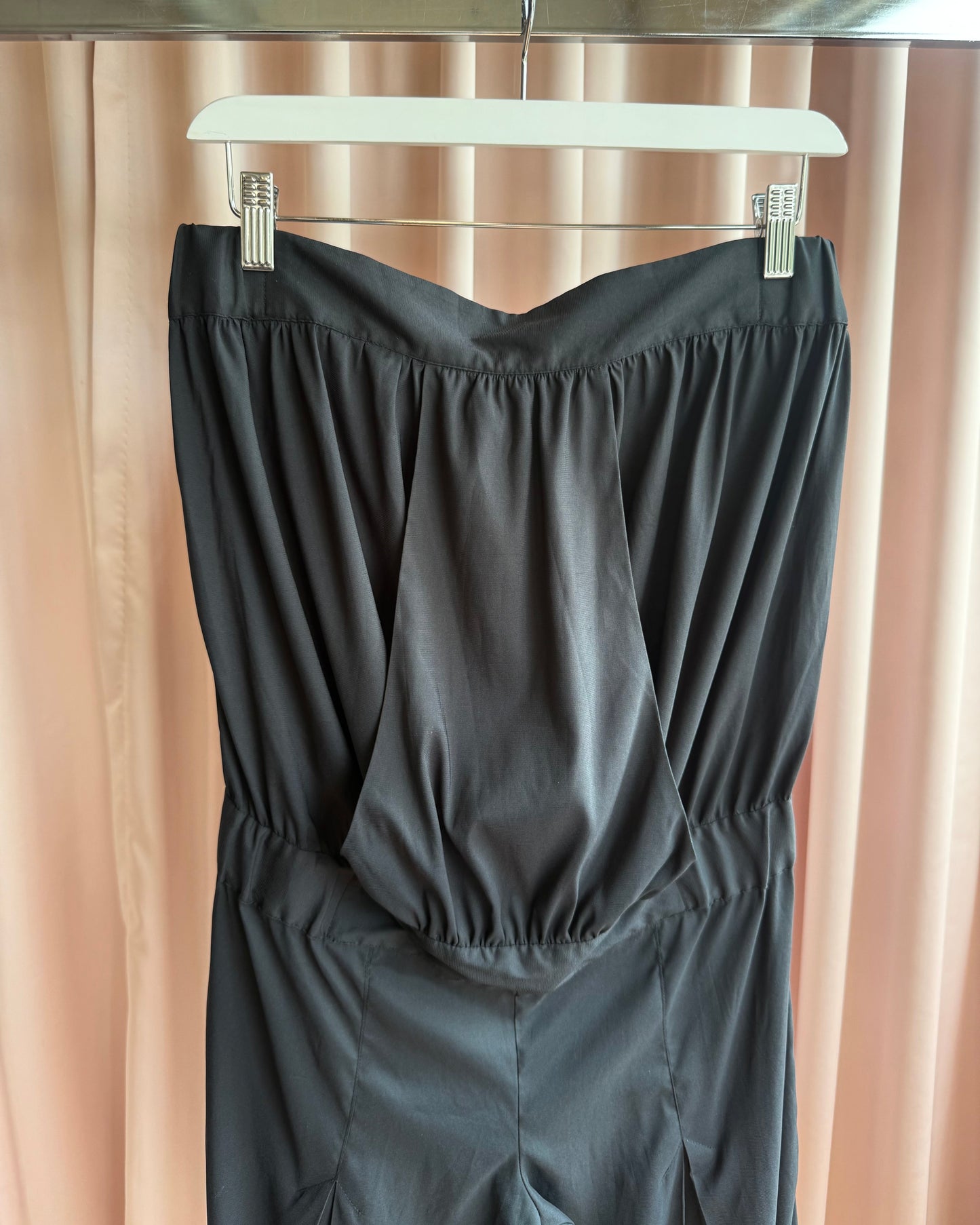 Anne Valerie Hash S/S 2008 Black Strapless Jumpsuit