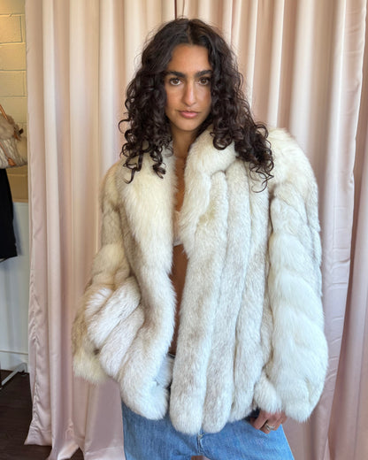 Vintage Genuine Fox Fur Jacket