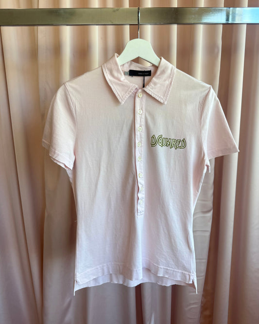 Dsquared² F/W 2006 "Lady Elizabeth" Baby Pink Polo Shirt