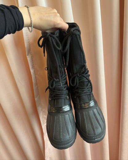 Gucci by Tom Ford F/W 1999 Black Rubber Duck Hunting Boots