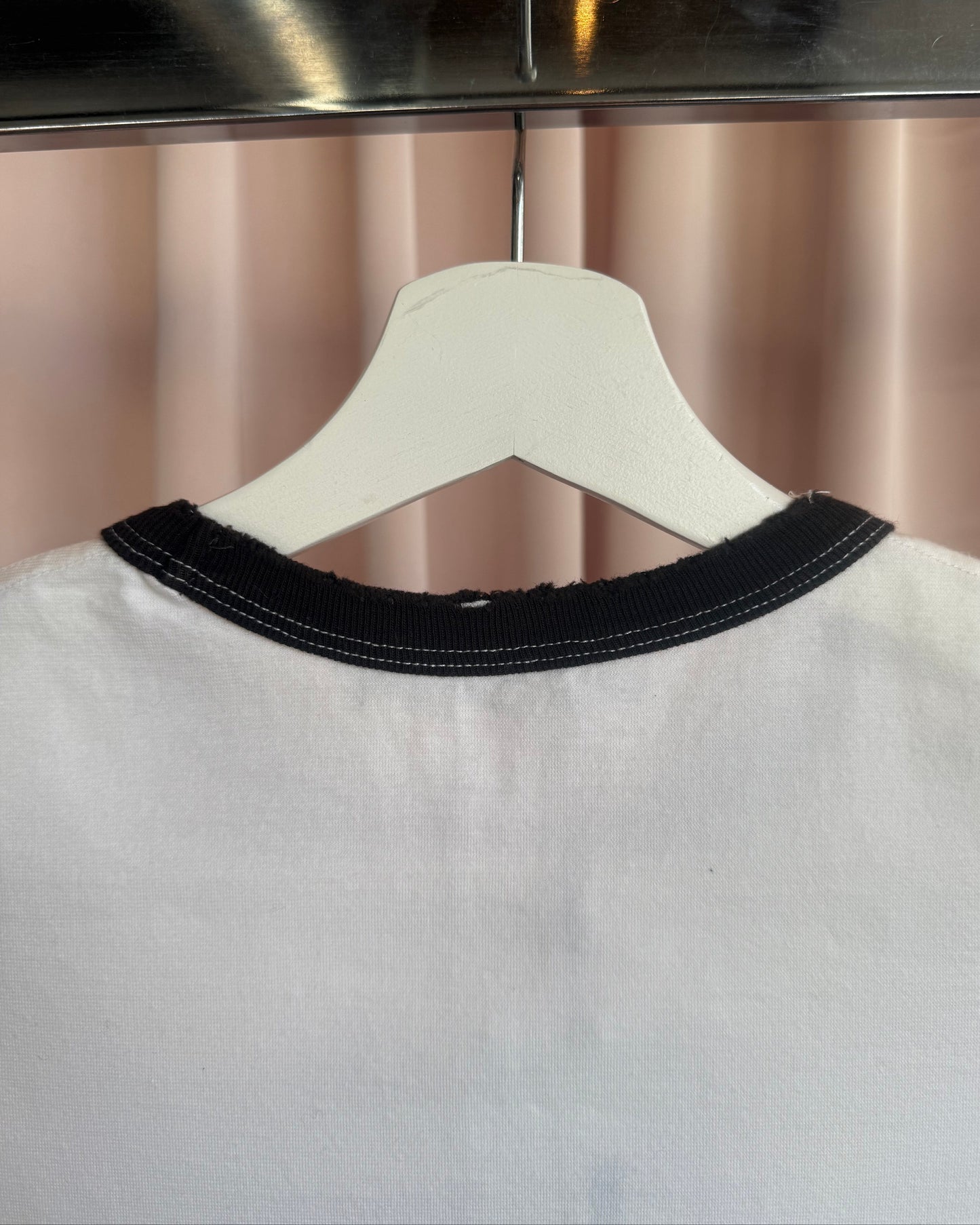 Dsquared² S/S 2005 “Smoking” Hemp Leaf Ringer T-Shirt