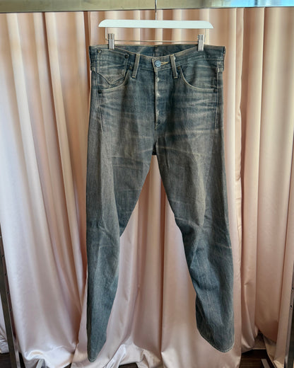 Levi's Engineered Jeans Faded Grey Twisted Denim
