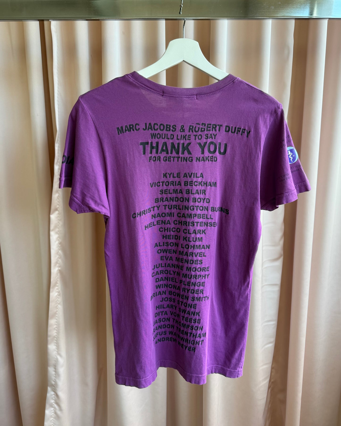 Marc Jacobs "Protect The Skin You're In" Victoria Beckham T-Shirt