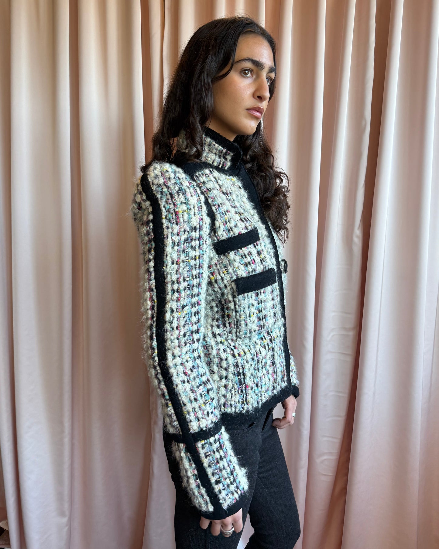 Balenciaga F/W 2007 by Nicolas Ghesquière Tweed Bouclé Jacket