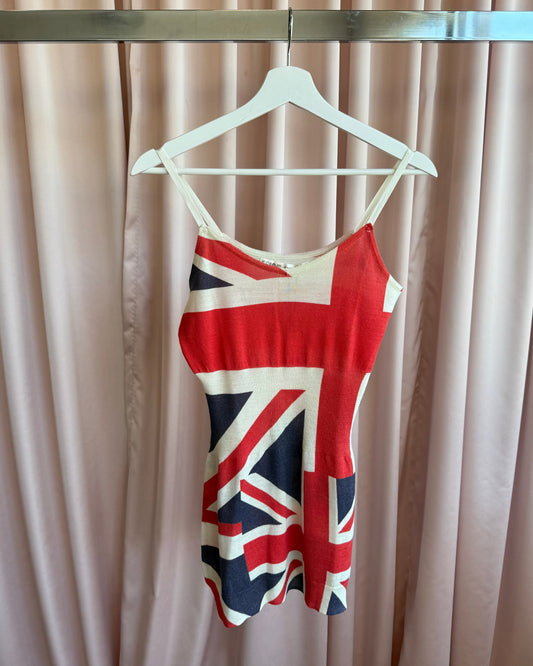 Comme des Garçons S/S 2006 Union Jack Knit Tank Top