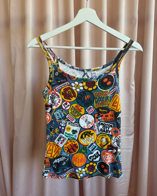 Hysteric Glamour 90's All Over Print Tank Top